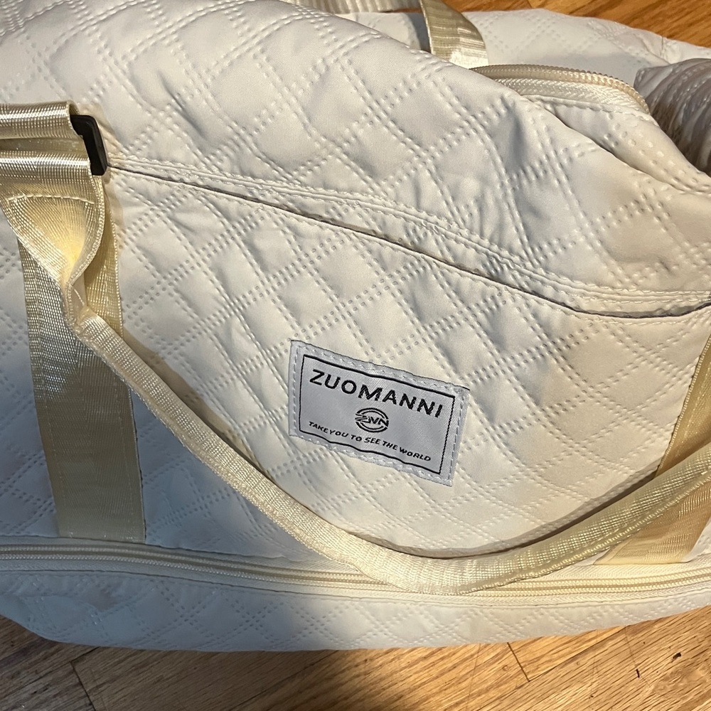 Cream Garment Bag